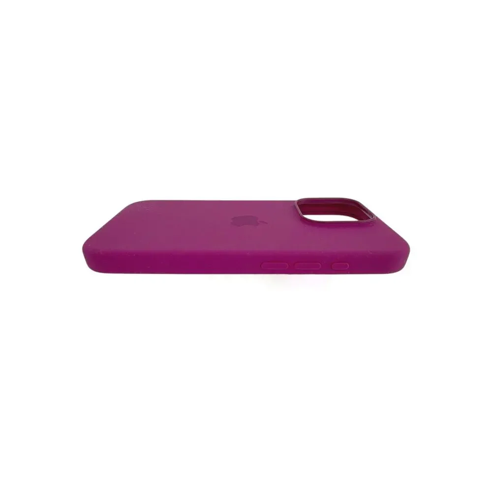 APPLE iPhone 16 Pro Silicone Case with MagSafe in Fuchsia
